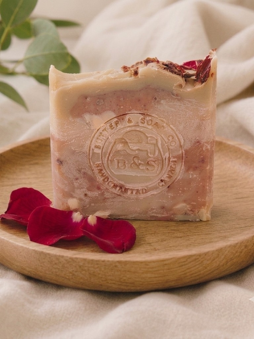 Rose & Mango Butter Velvet Bar - Handmade Cold Process Soap (Pack of 2)